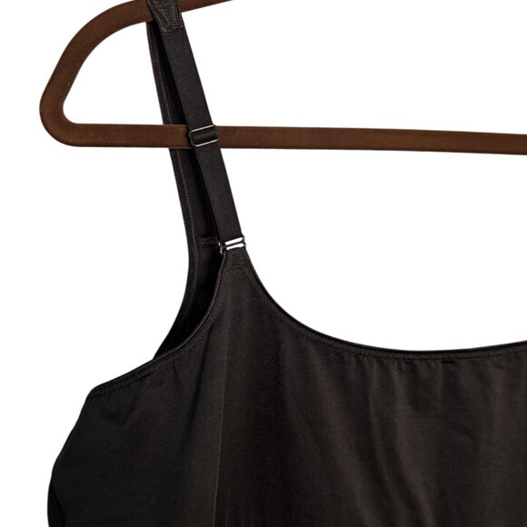 Cacique Open-Bust Thigh Shaper 26/28 Black Nylon Spandex Level 3 Max Contouring - Picture 6 of 12